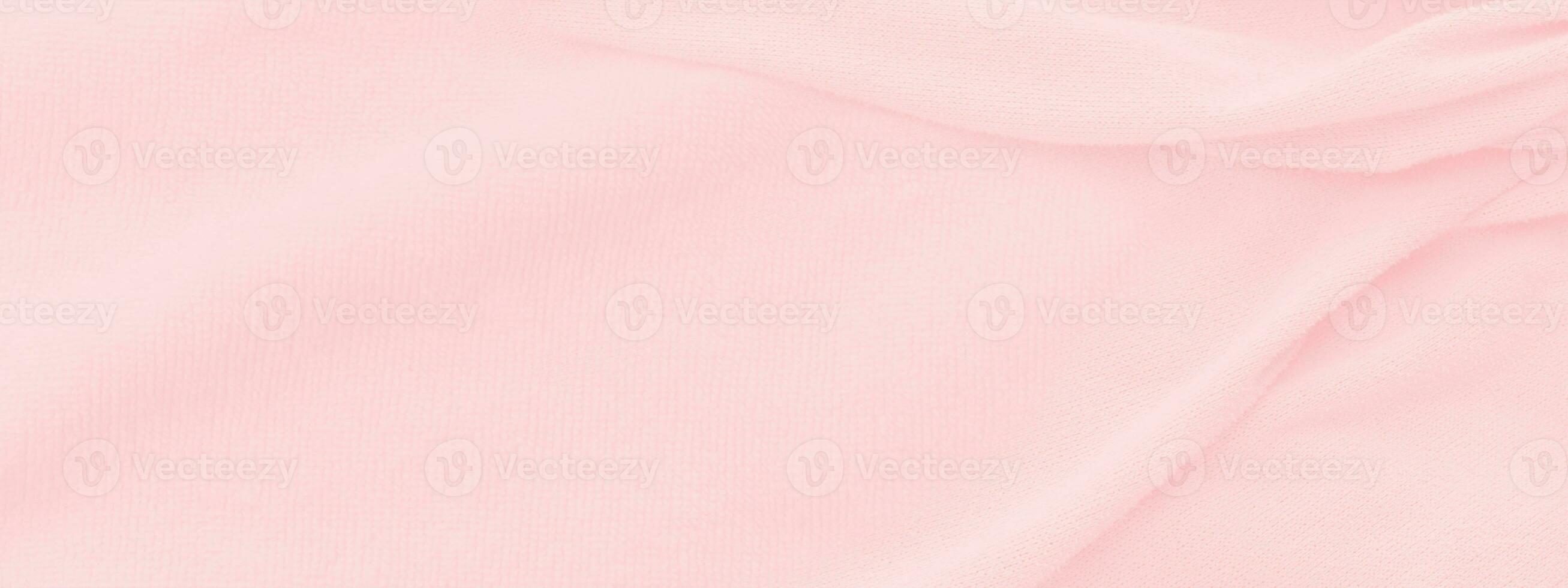 Abstract pink fabric texture background. panorama picture photo