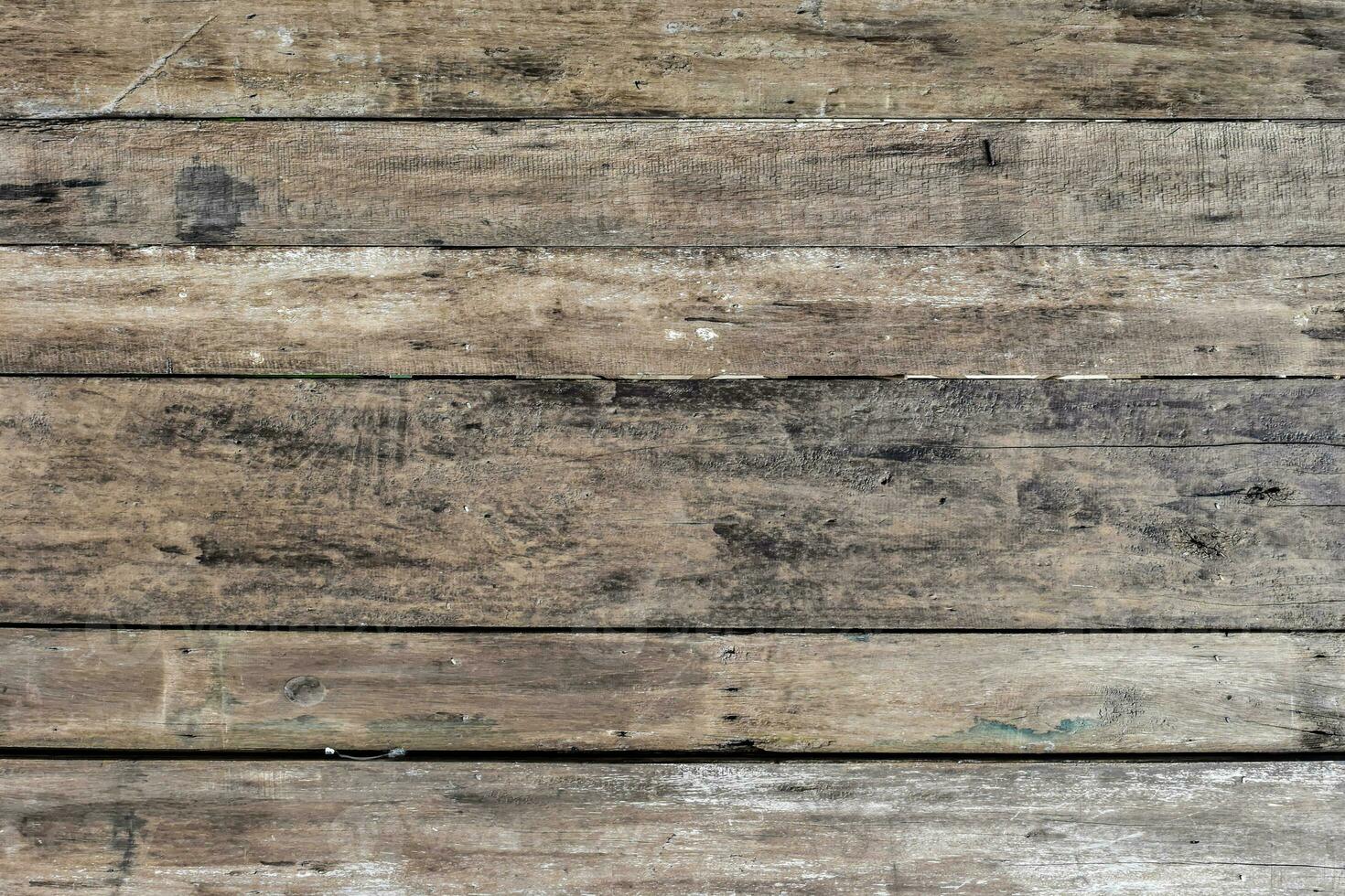 Dark brown wooden texture, old wood planks. photo