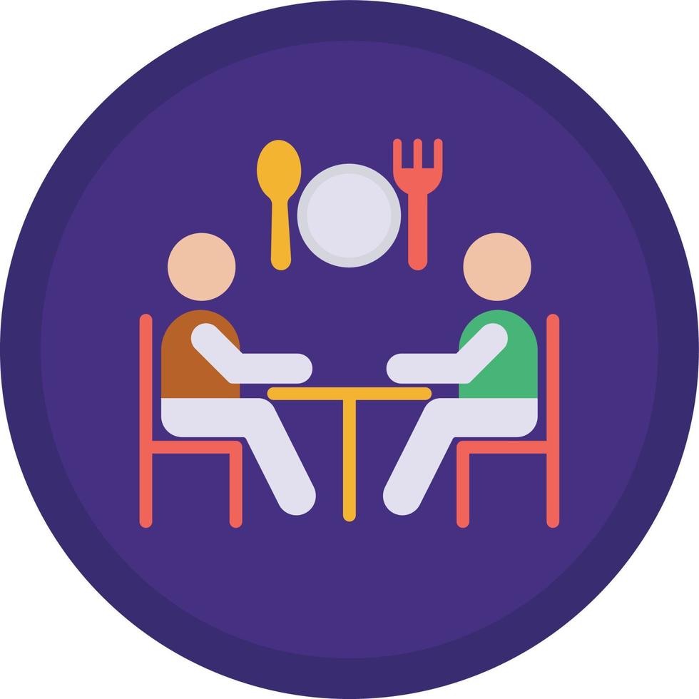 Dinner Isolated Vector icon which can easily modify or edit