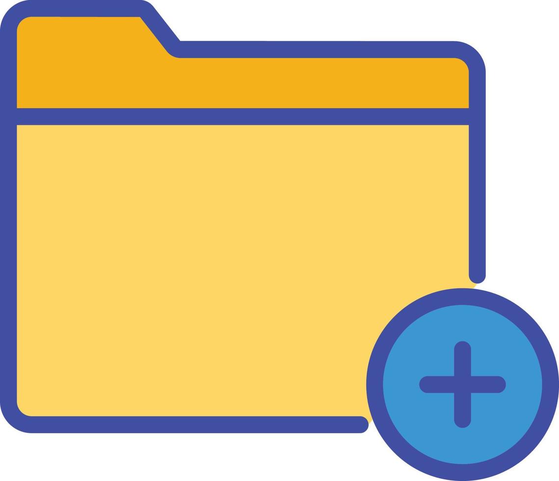 Folder Add Isolated Vector icon which can easily modify or edit