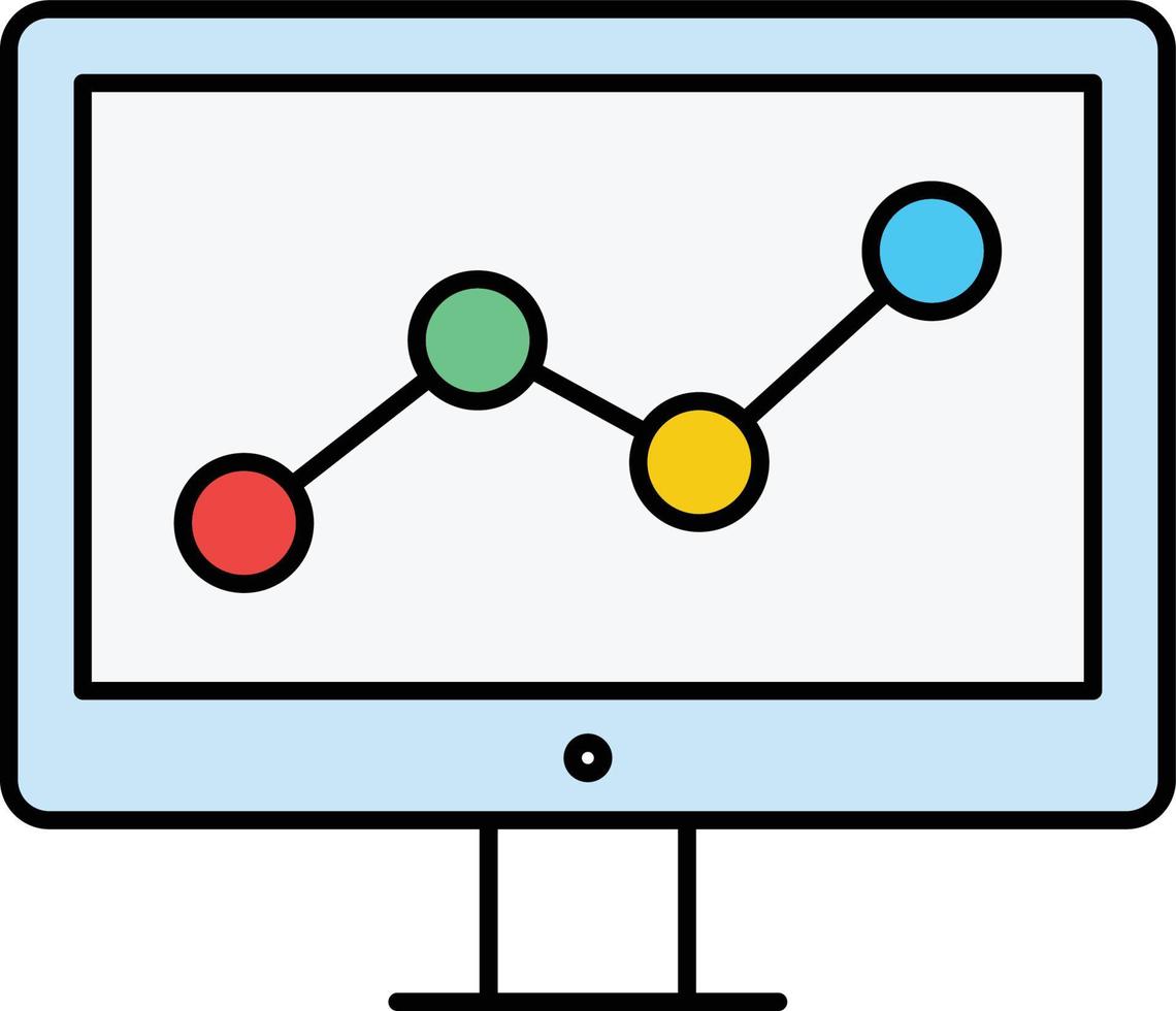 icono de vector aislado de análisis que puede modificar o editar fácilmente