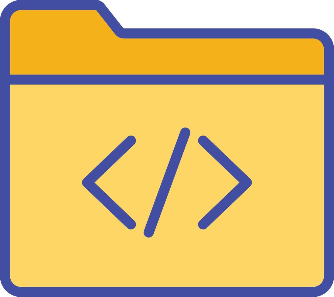 Coding folder Isolated Vector icon which can easily modify or edit ...