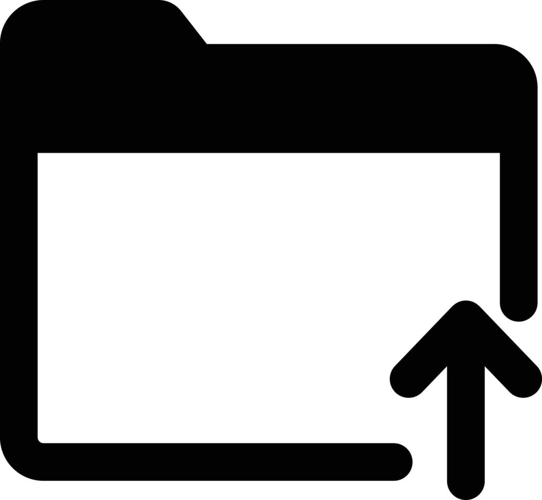 Folder upload Isolated Vector icon which can easily modify or edit