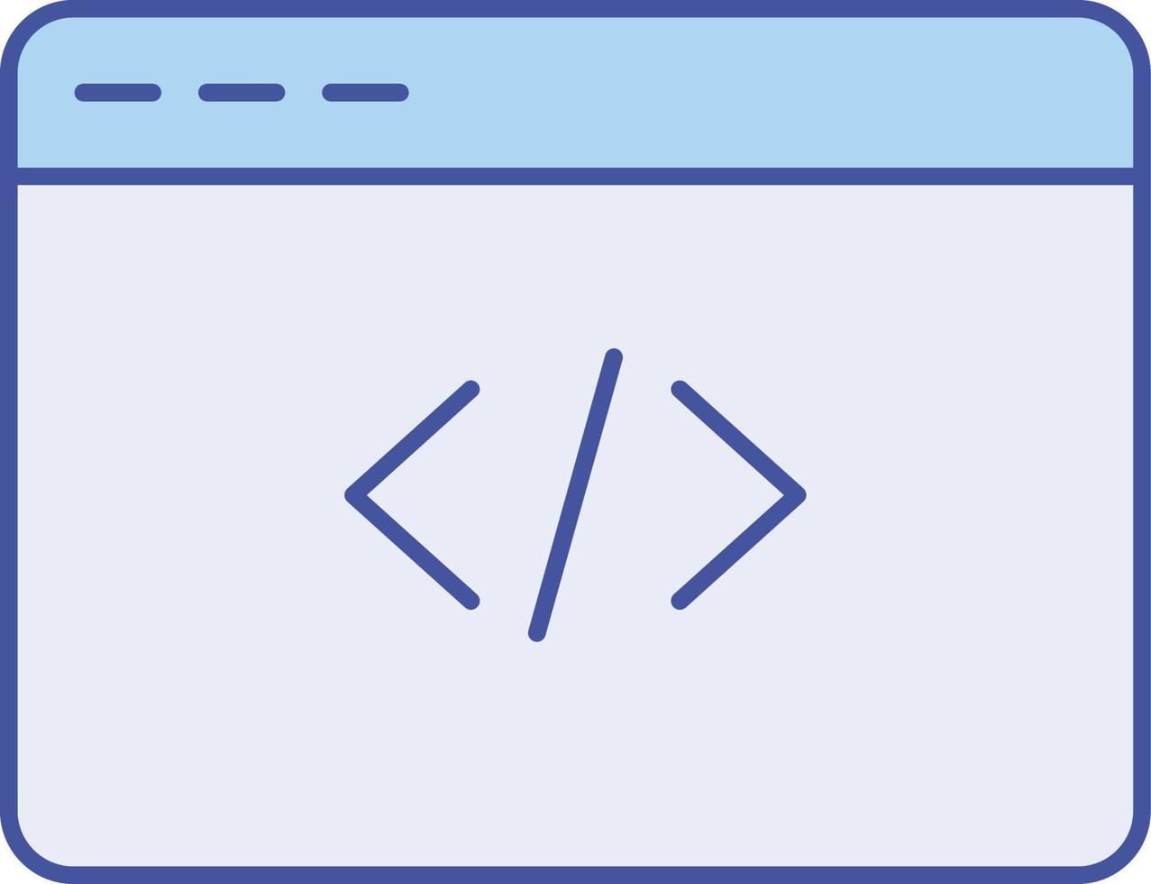 Programming browser Isolated Vector icon which can easily modify or edit