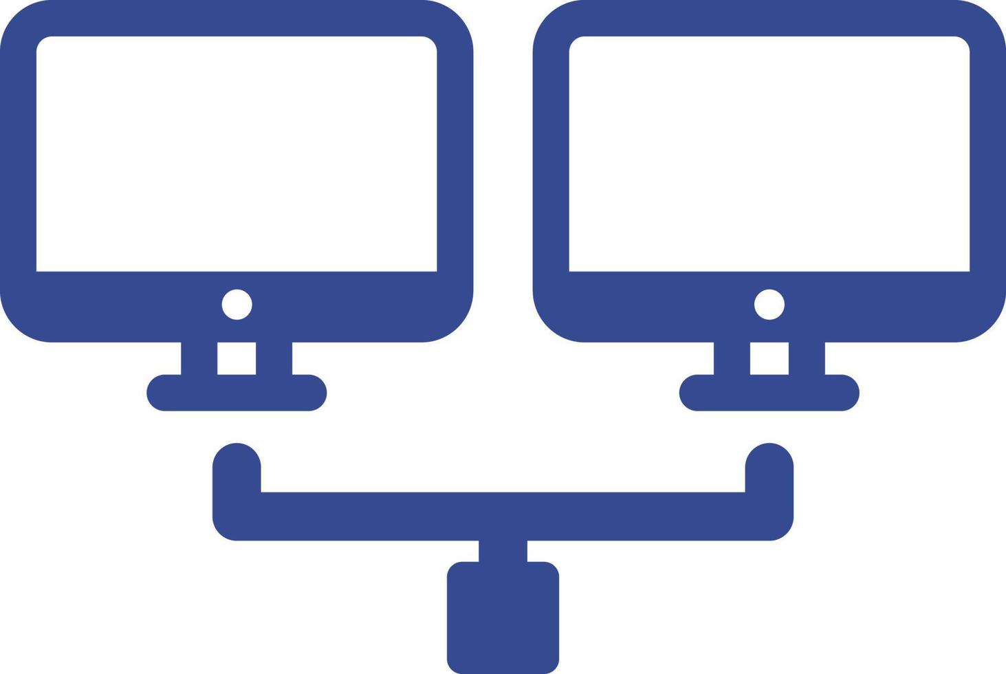 Lcd Connection Isolated Vector icon which can easily modify or edit