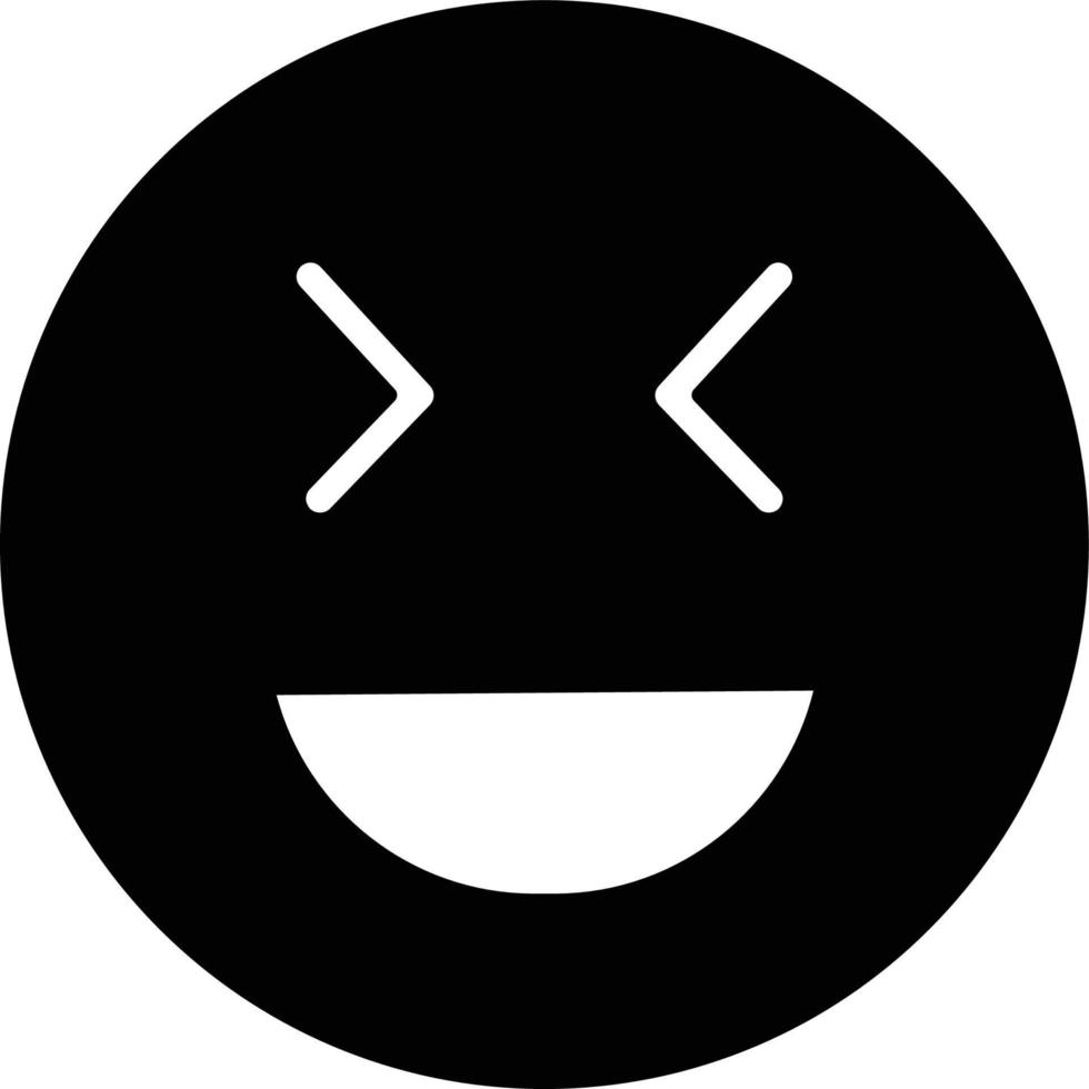 Happy emoji Vector icon that can easily modify or edit