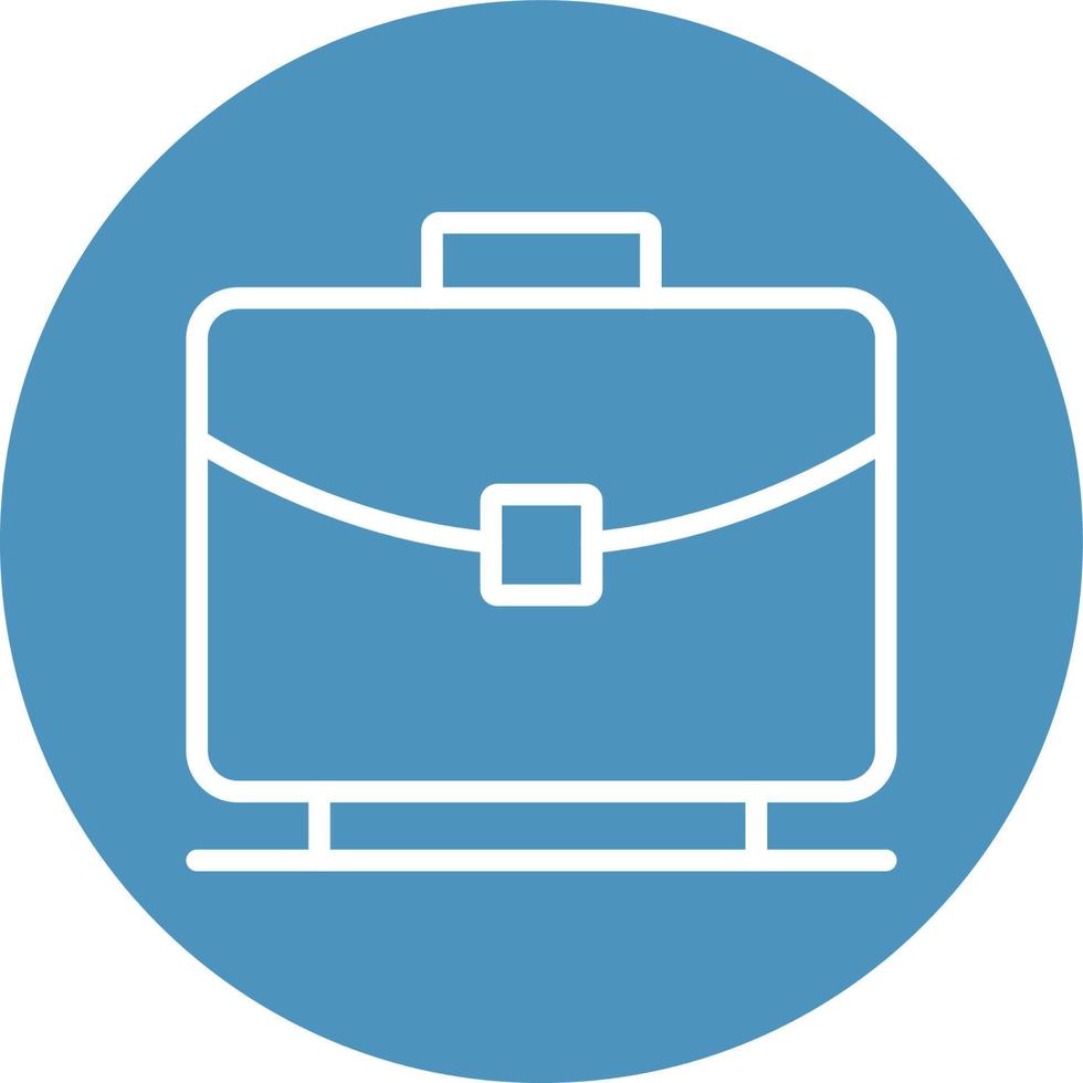 Portfolio Bag Isolated Vector icon which can easily modify or edit