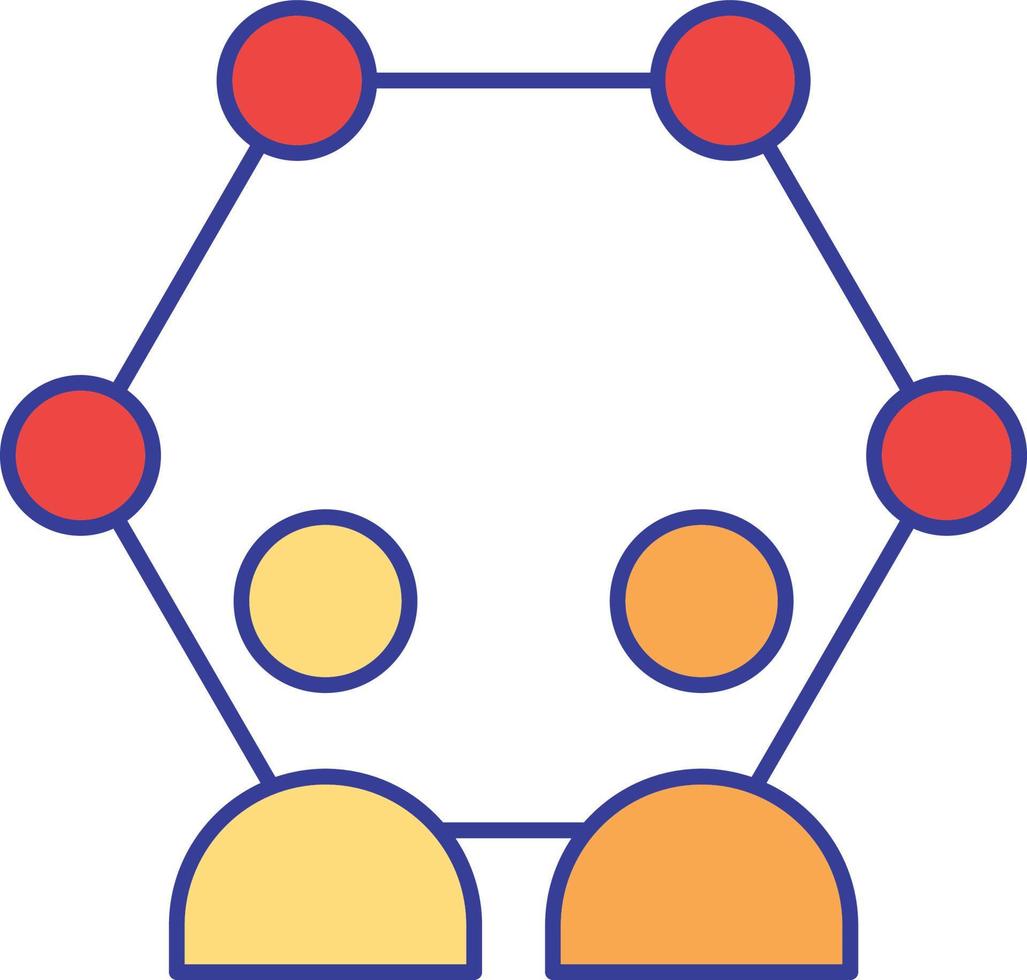 Networking Vector icon that can easily modify or edit