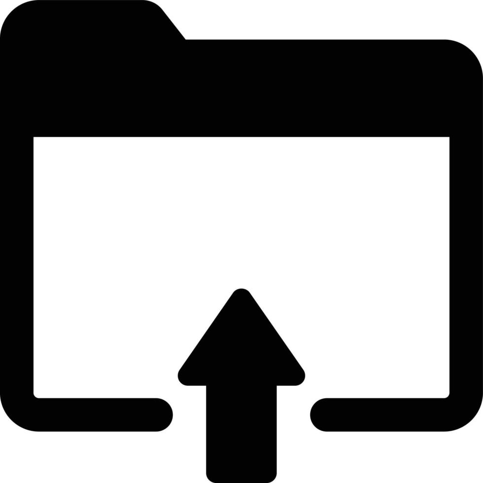 upload folder Isolated Vector icon which can easily modify or edit