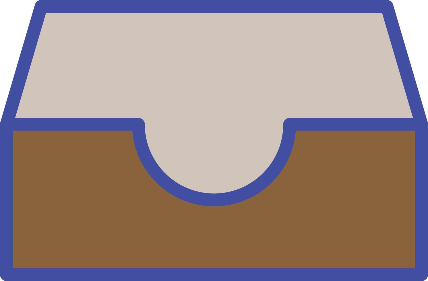Drawer Isolated Vector icon which can easily modify or edit