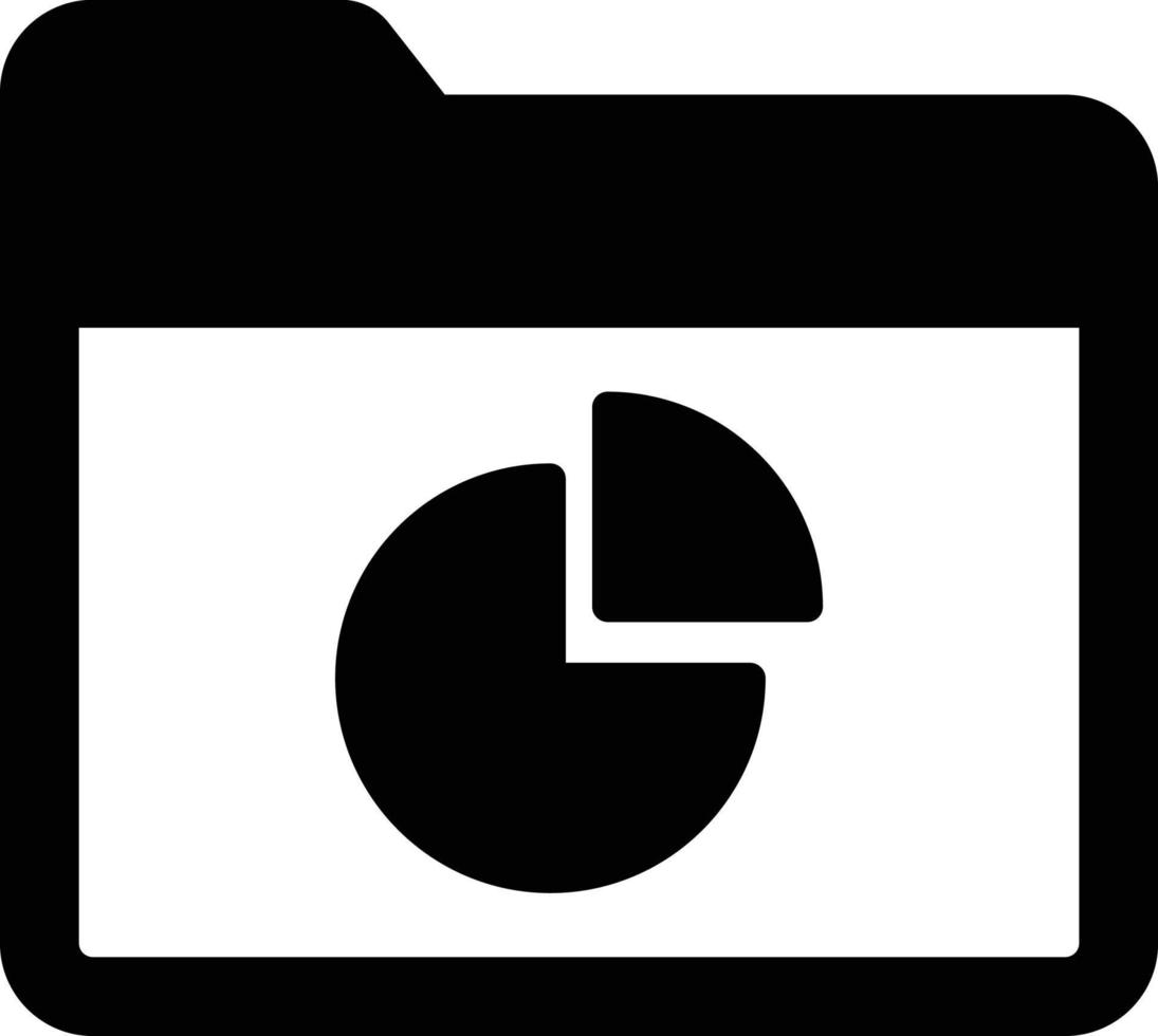 Folder Analytics Isolated Vector icon which can easily modify or edit