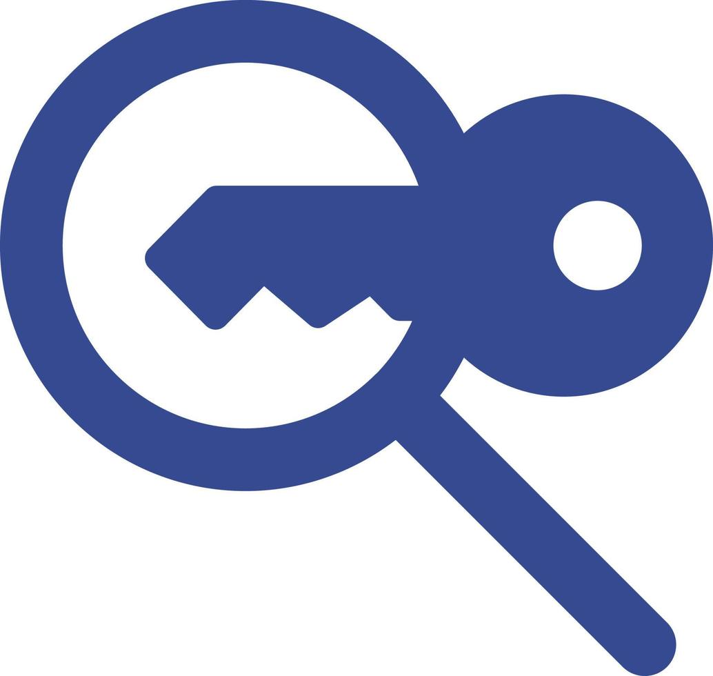 Research Keyword Isolated Vector icon which can easily modify or edit