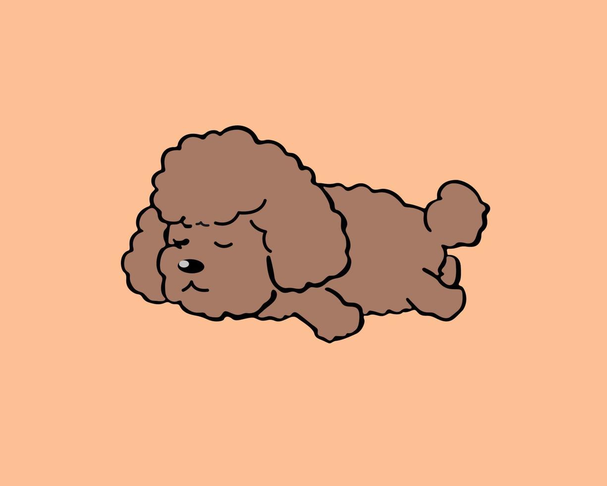 Cut dog's cartoon vector and illustration