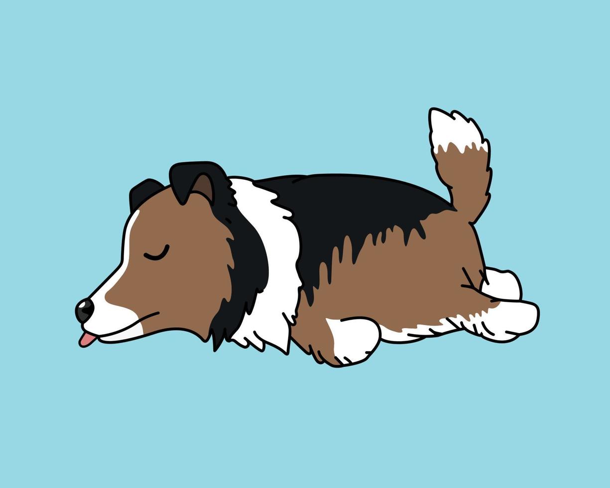 Cut dog's cartoon vector and illustration