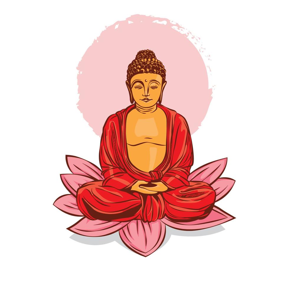 buda en loto vector