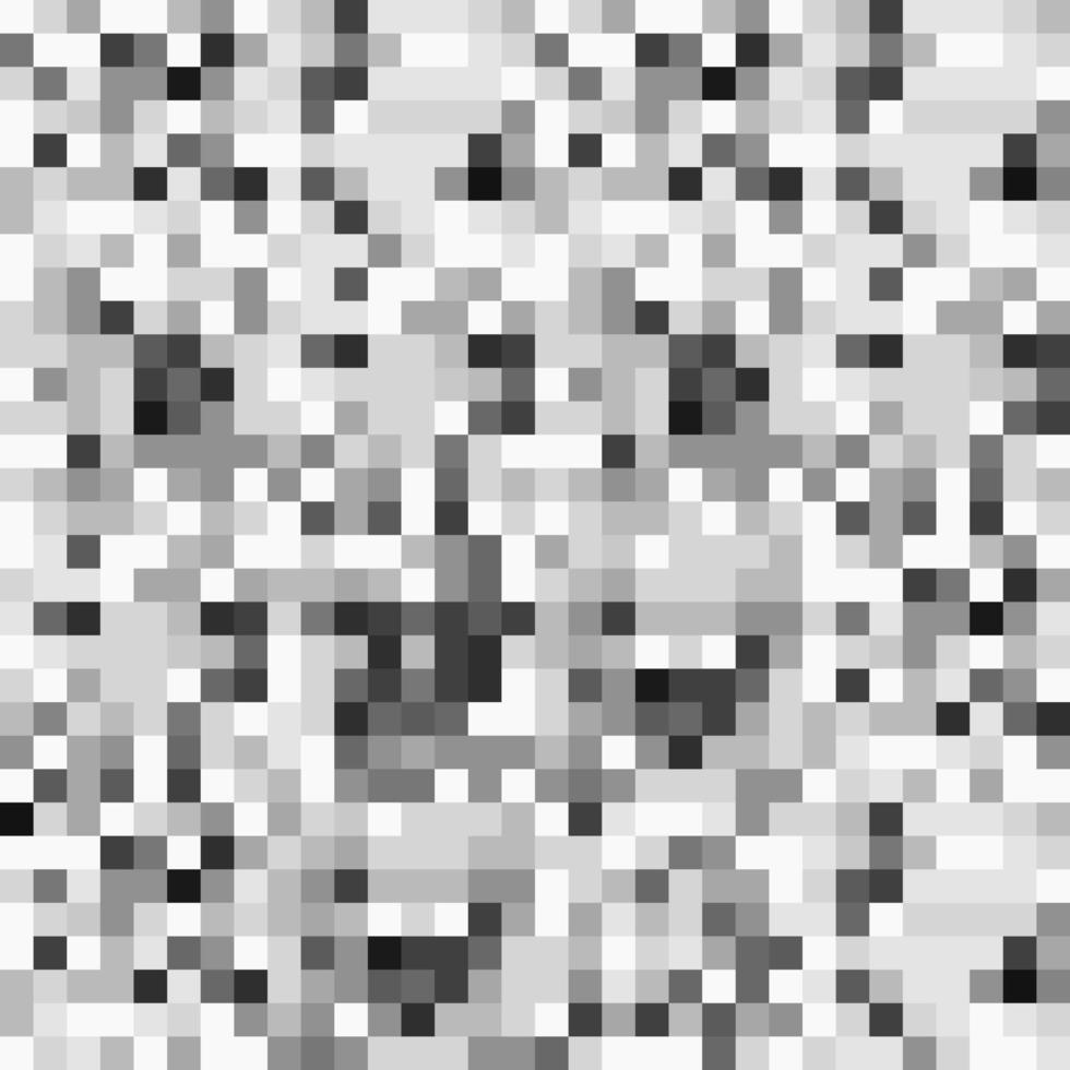 TV screen noise pixel glitch seamless pattern texture background vector illustration.