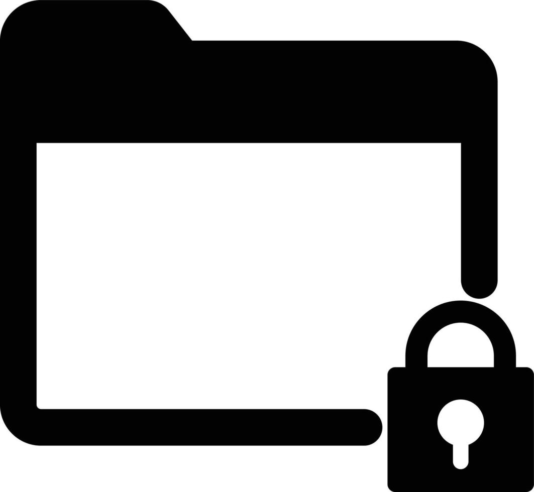 Locked folder Isolated Vector icon which can easily modify or edit