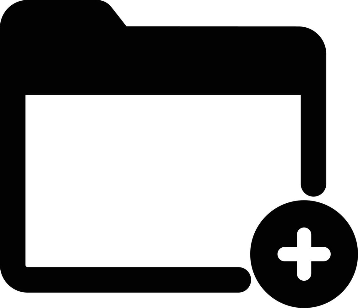 Folder Add Isolated Vector icon which can easily modify or edit