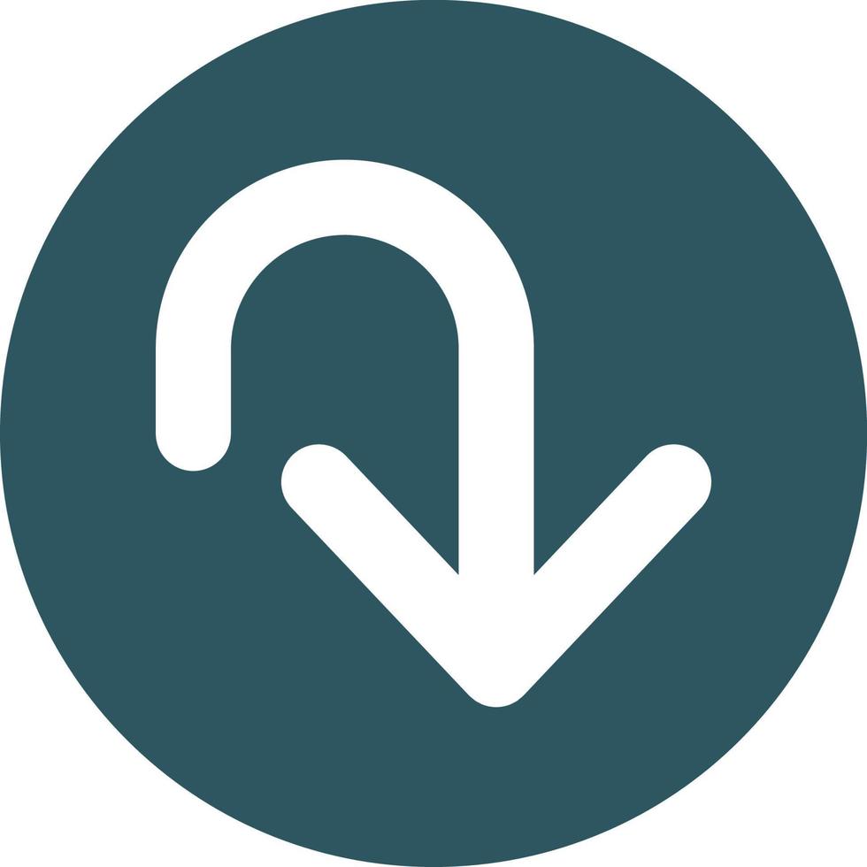 Down Arrow Vector icon that can easily modify or edit