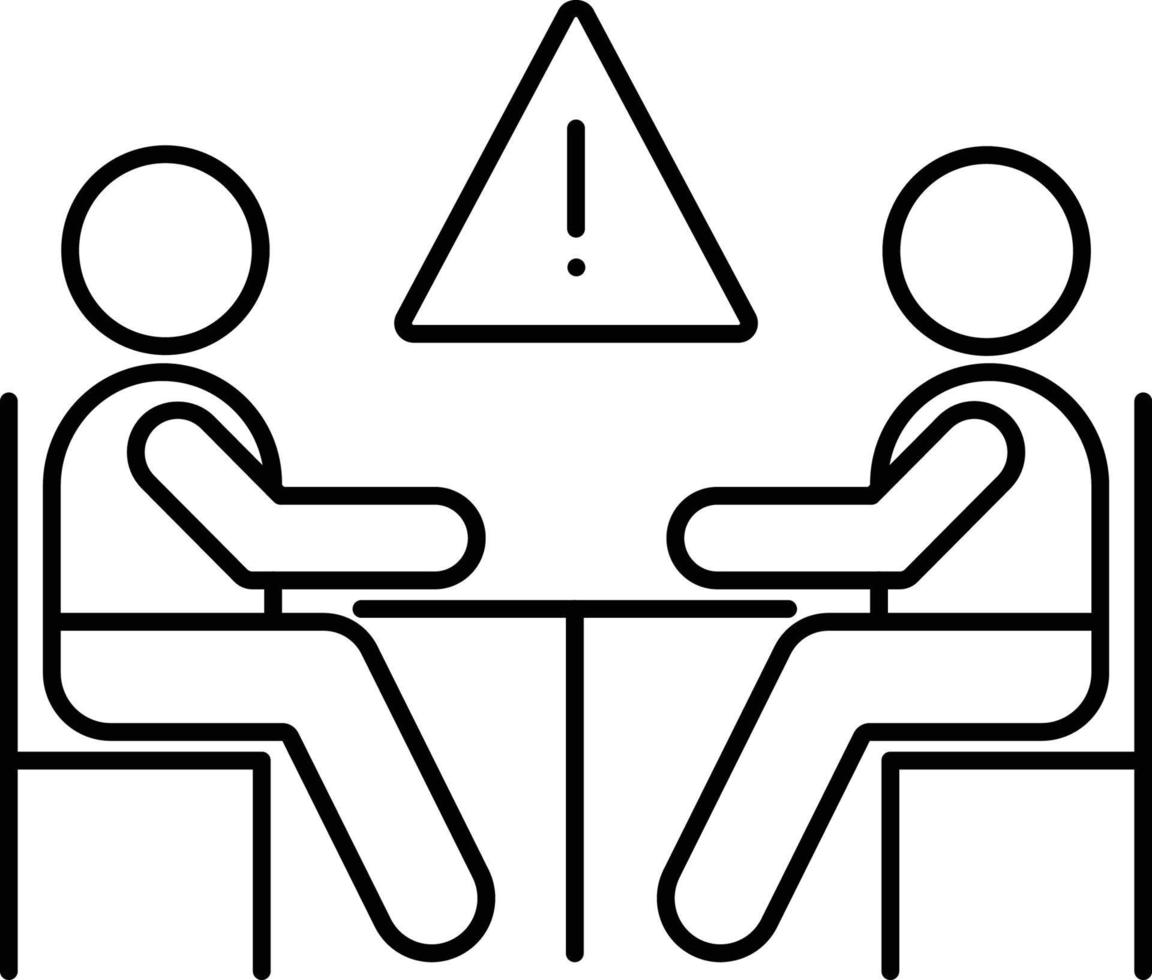discuss error Isolated Vector icon which can easily modify or edit