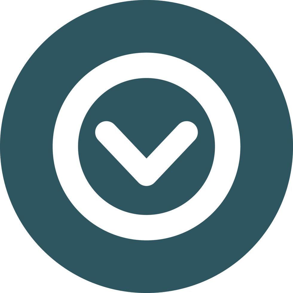 Down Arrow Vector icon that can easily modify or edit