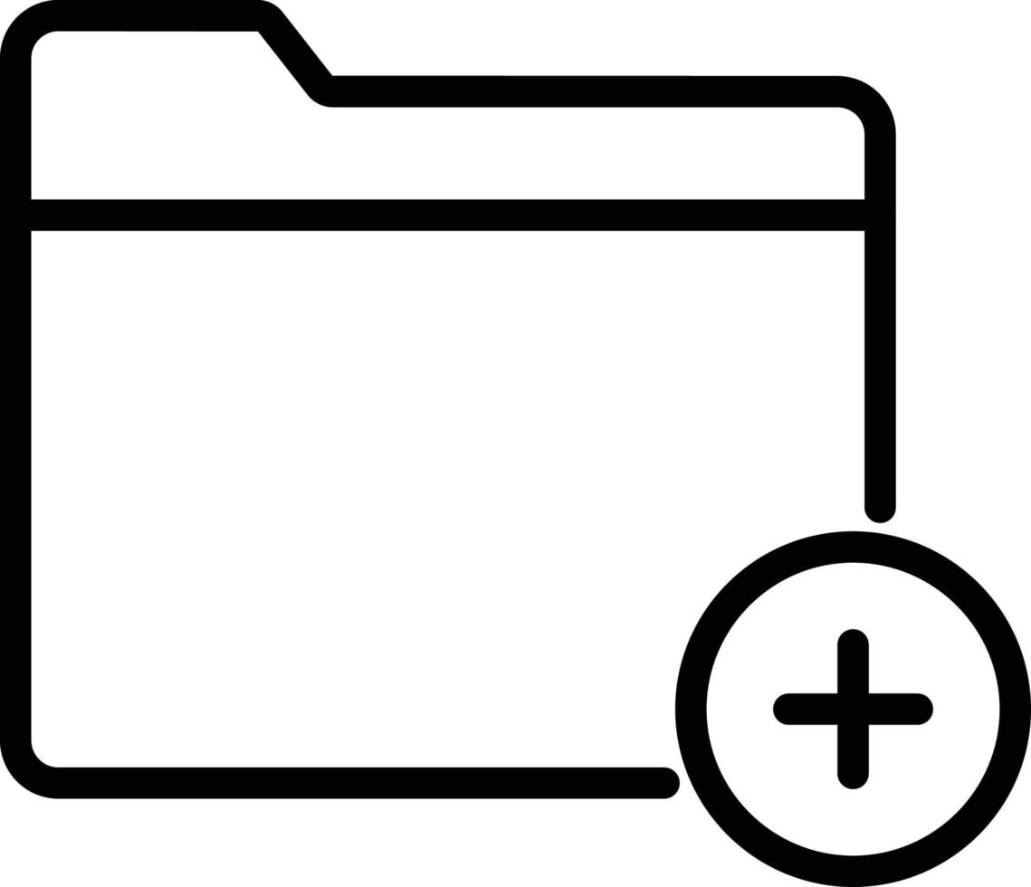 Folder Add Isolated Vector icon which can easily modify or edit