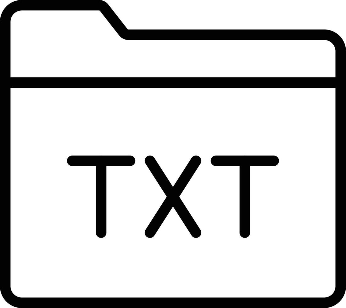 txt folder Isolated Vector icon which can easily modify or edit