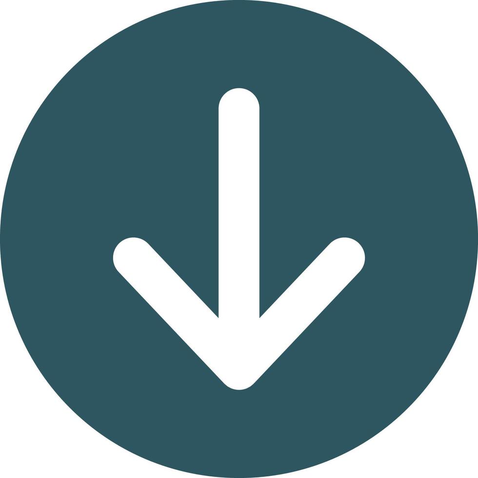 Down Arrow Vector icon that can easily modify or edit