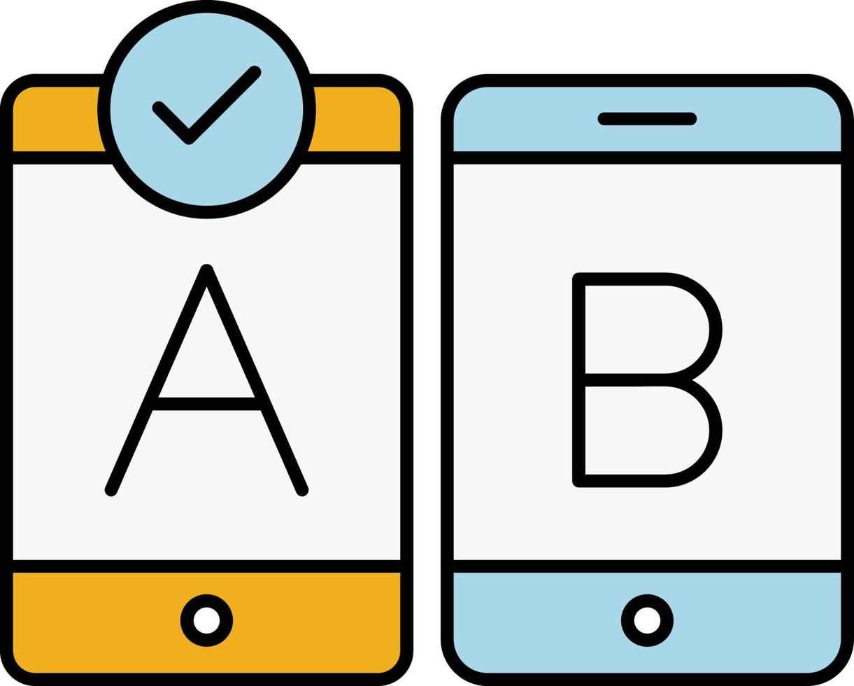 Ab testing Isolated Vector icon which can easily modify or edit