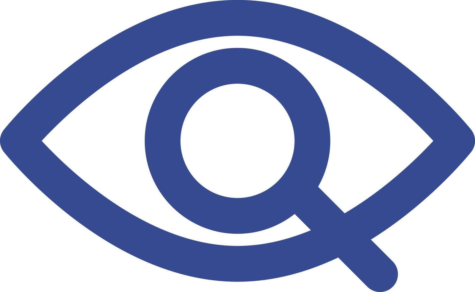 Eye search Isolated Vector icon which can easily modify or edit