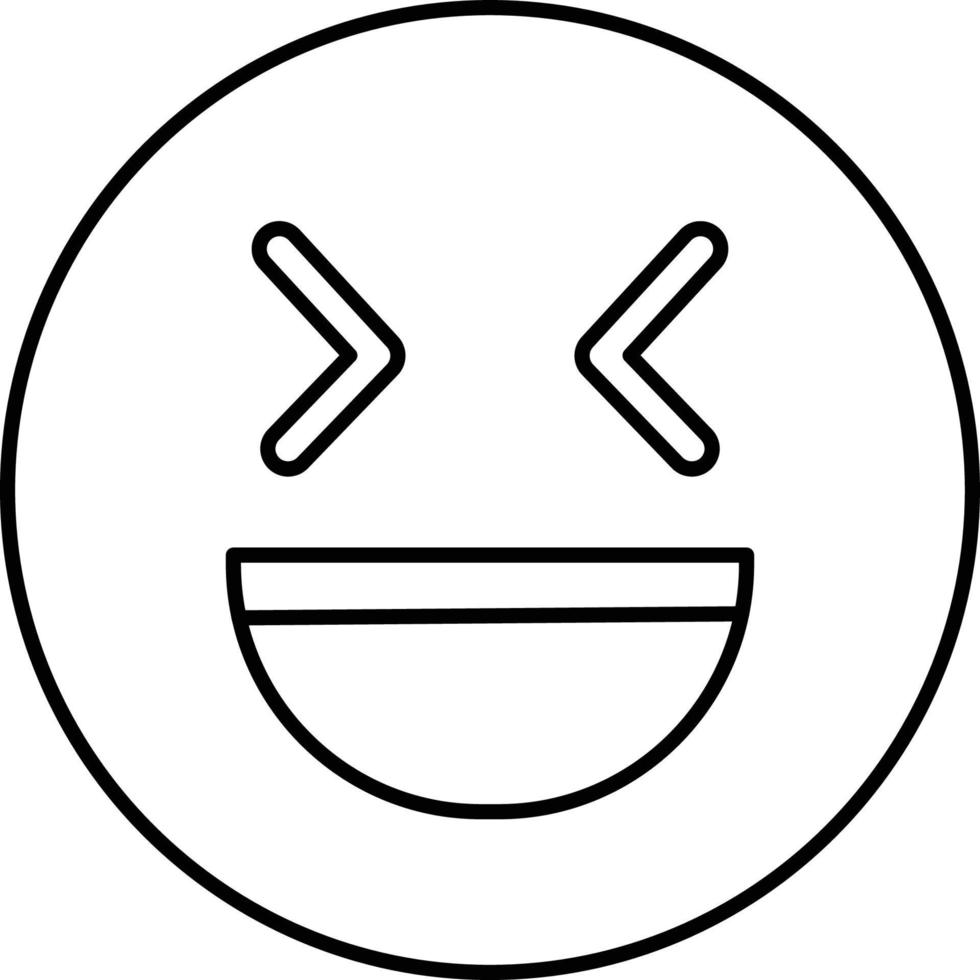 Happy emoji Vector icon that can easily modify or edit