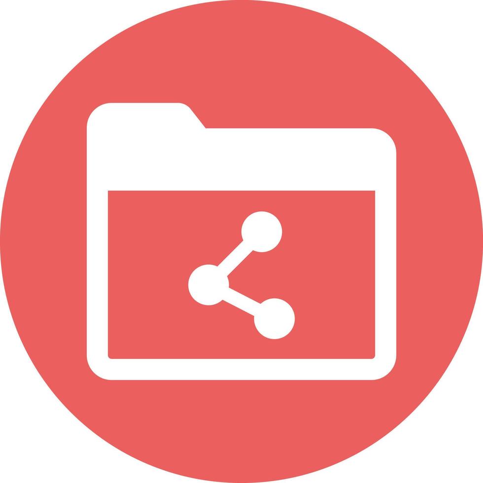 Share folder Isolated Vector icon which can easily modify or edit