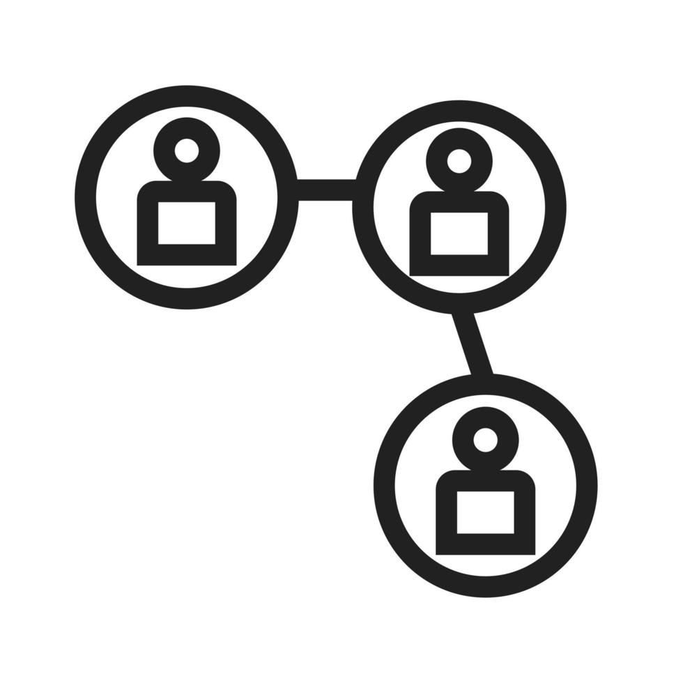 Link Line Icon vector