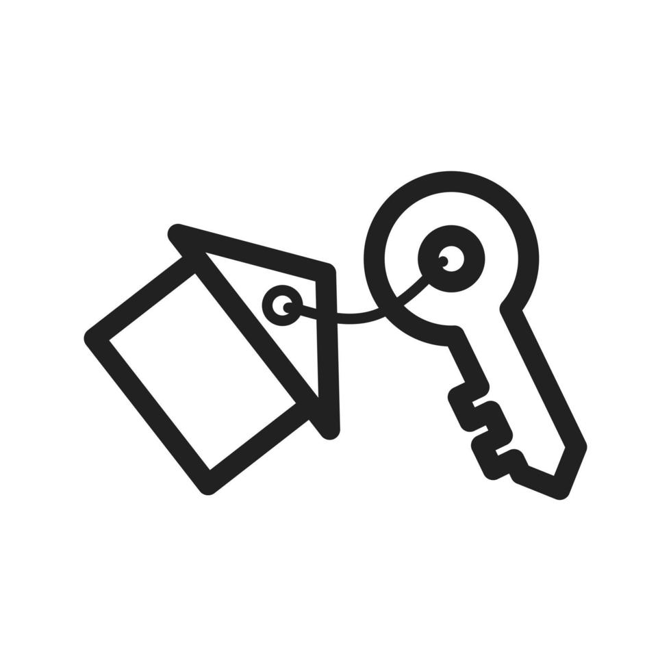 Keys Line Icon vector