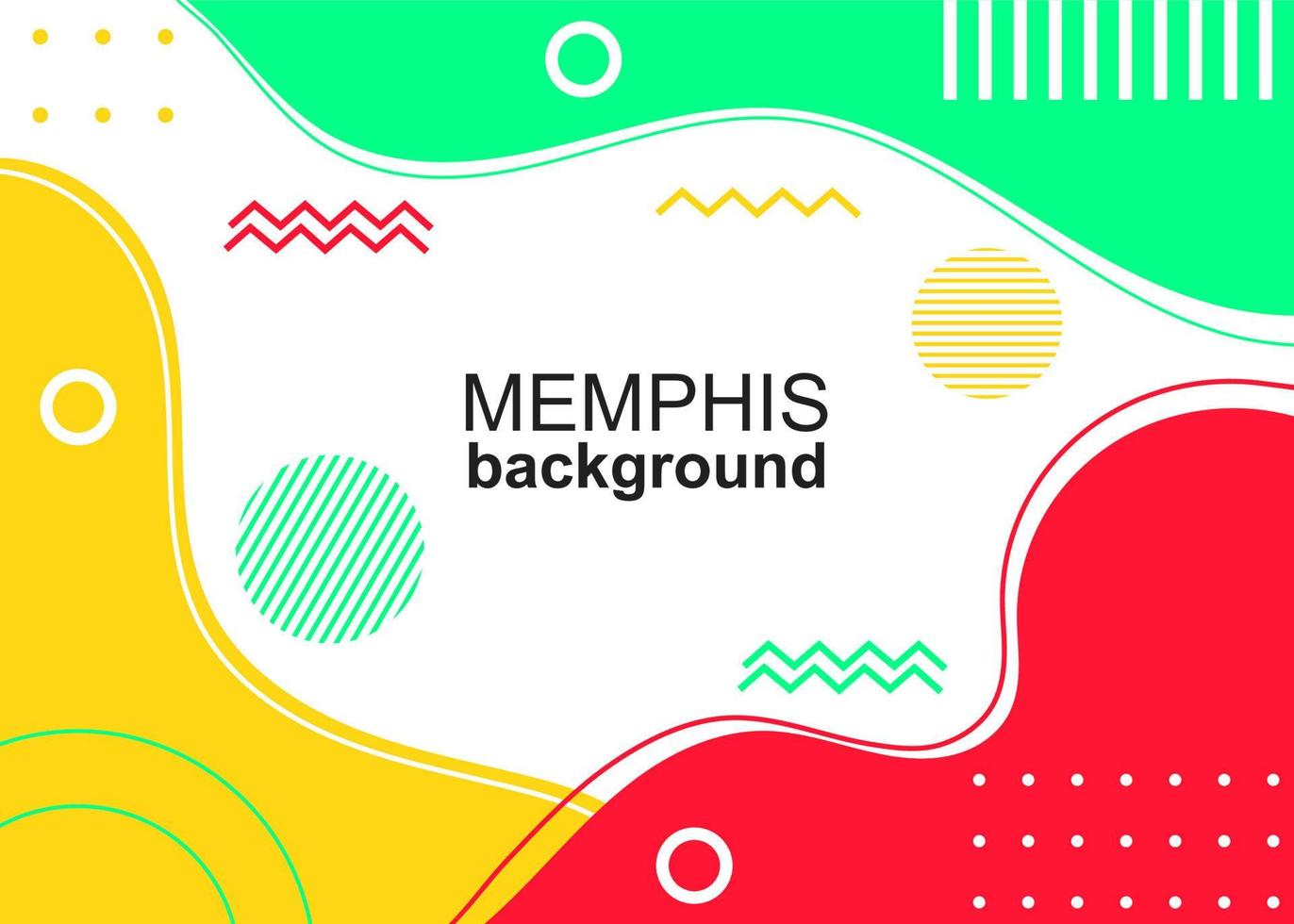 memphis background design vector