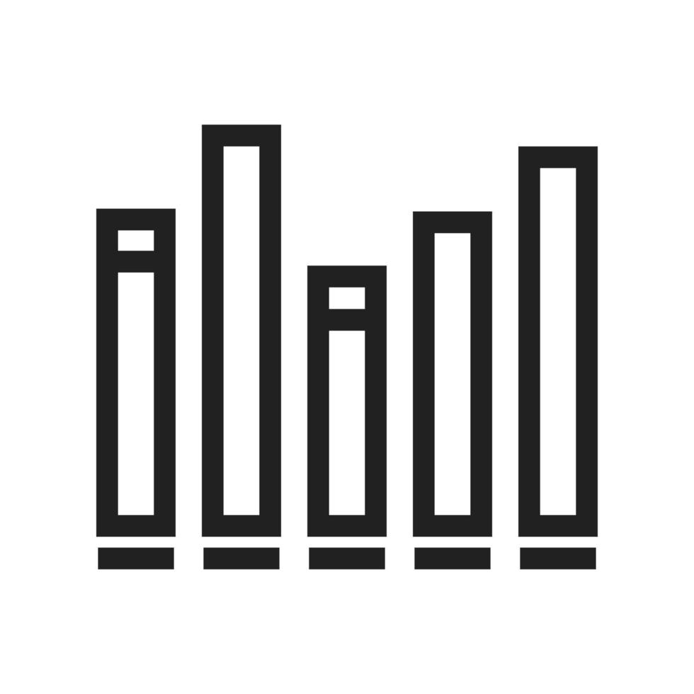 Music Indicator I Line Icon vector