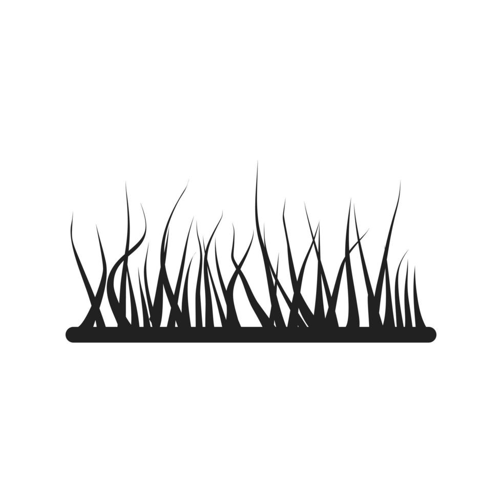 Grass Line Icon vector