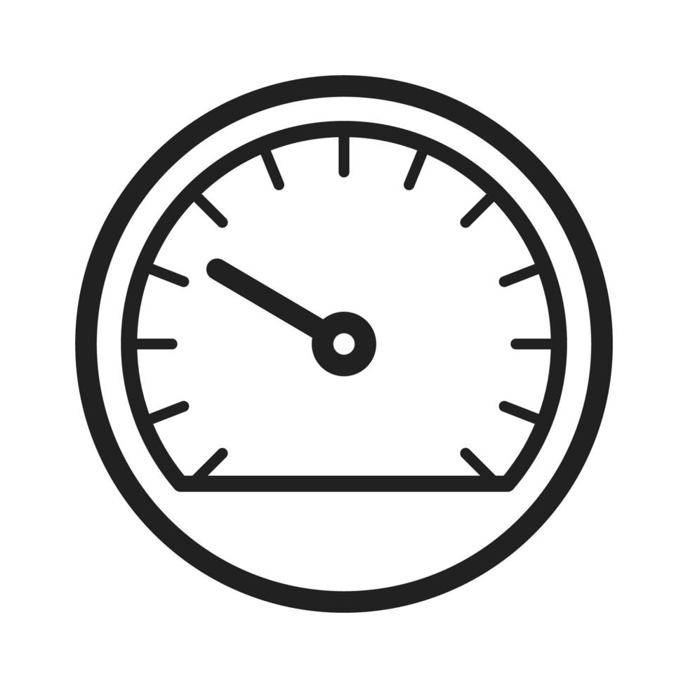 Speedometer Line Icon 7629835 Vector Art at Vecteezy