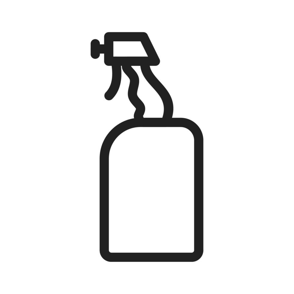 Glass Cleaner Line Icon vector