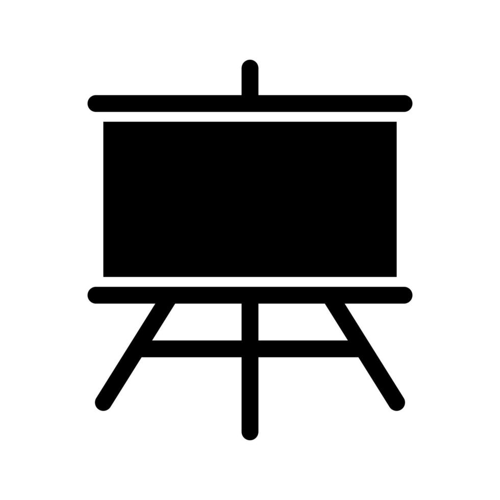 Blackboard vector icon on the white background