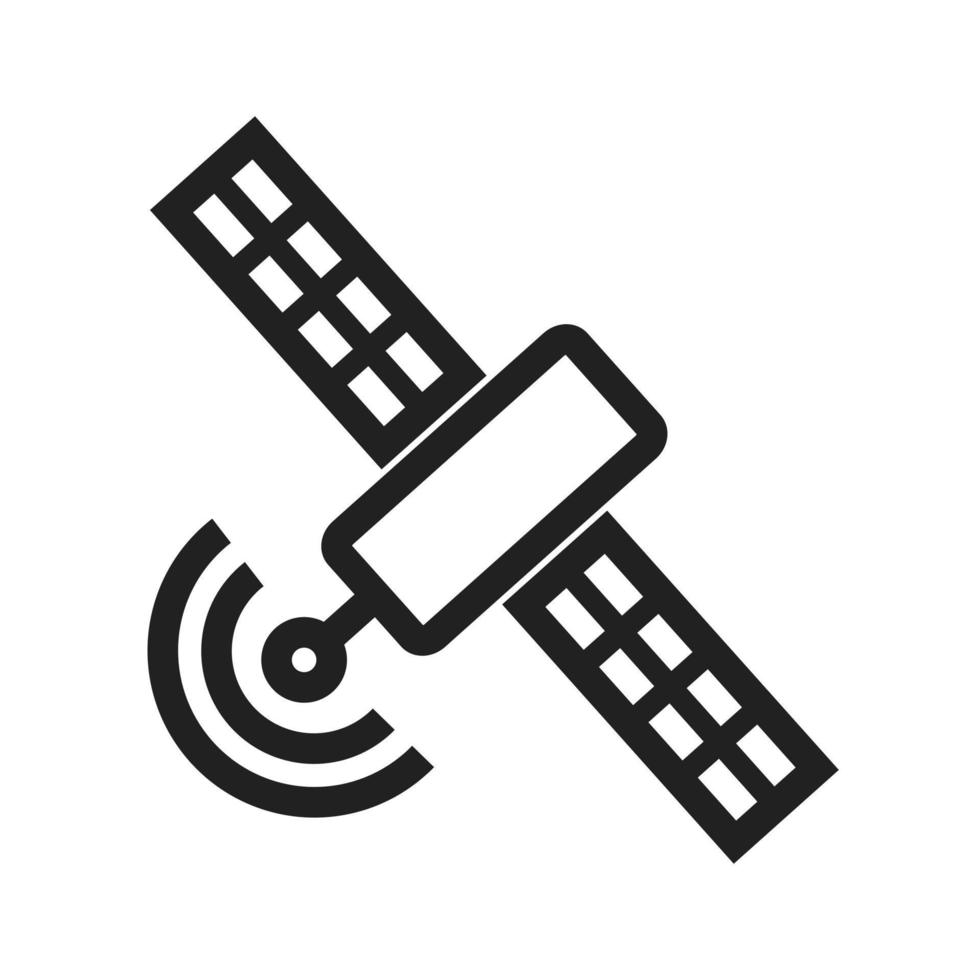 Satellite II Line Icon vector