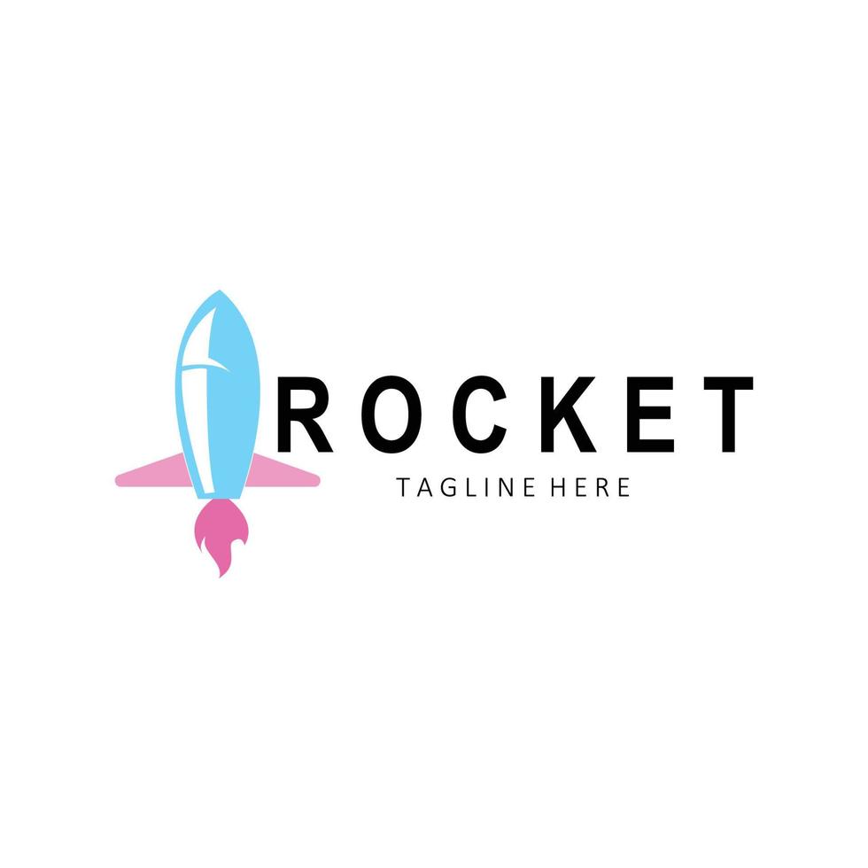 Rocket Logo Design, space exploration vehicle vector