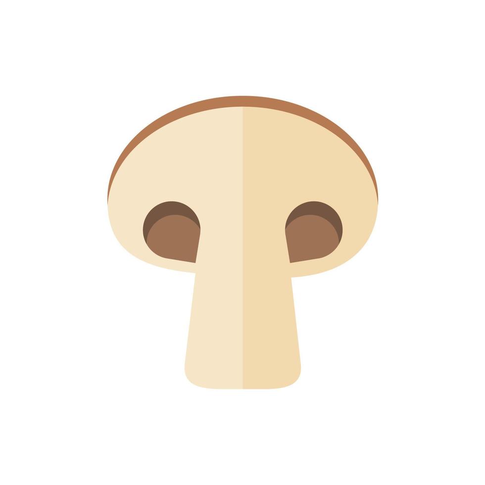 Mushroom vector. raw materials for cooking vector