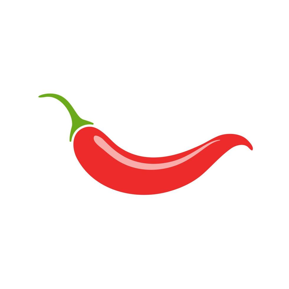 Red chili peppers. cooking ingredients vector