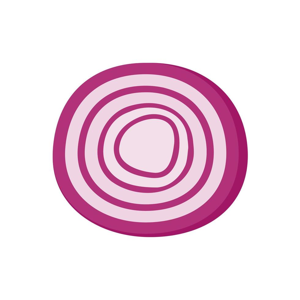 Onion vector. raw materials for cooking vector