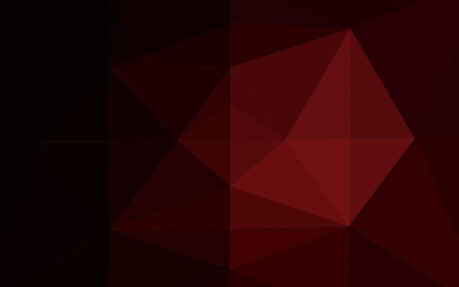 Dark Red vector abstract polygonal texture.
