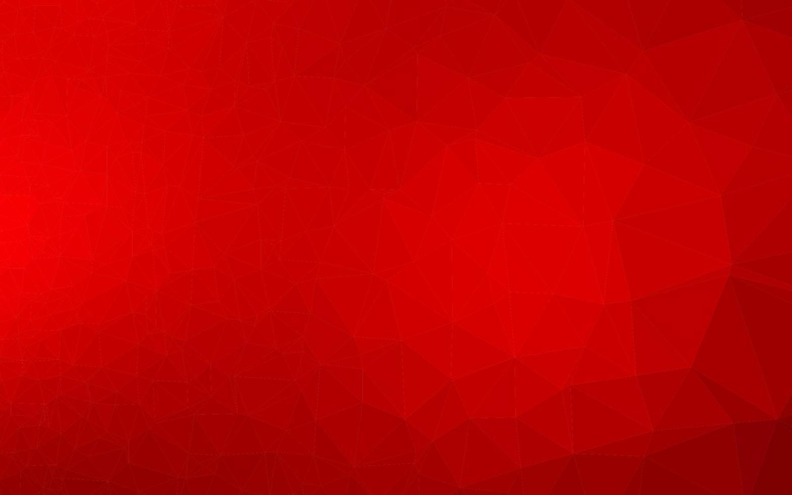 Light Red vector polygon abstract background.
