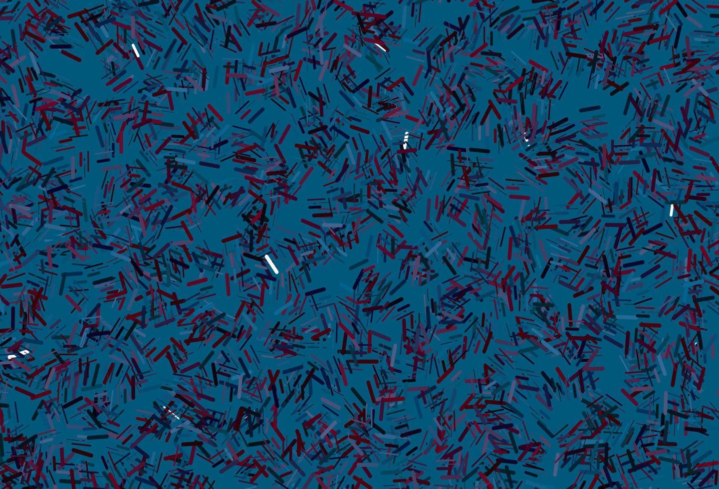 Dark multicolor, rainbow vector template with repeated sticks.