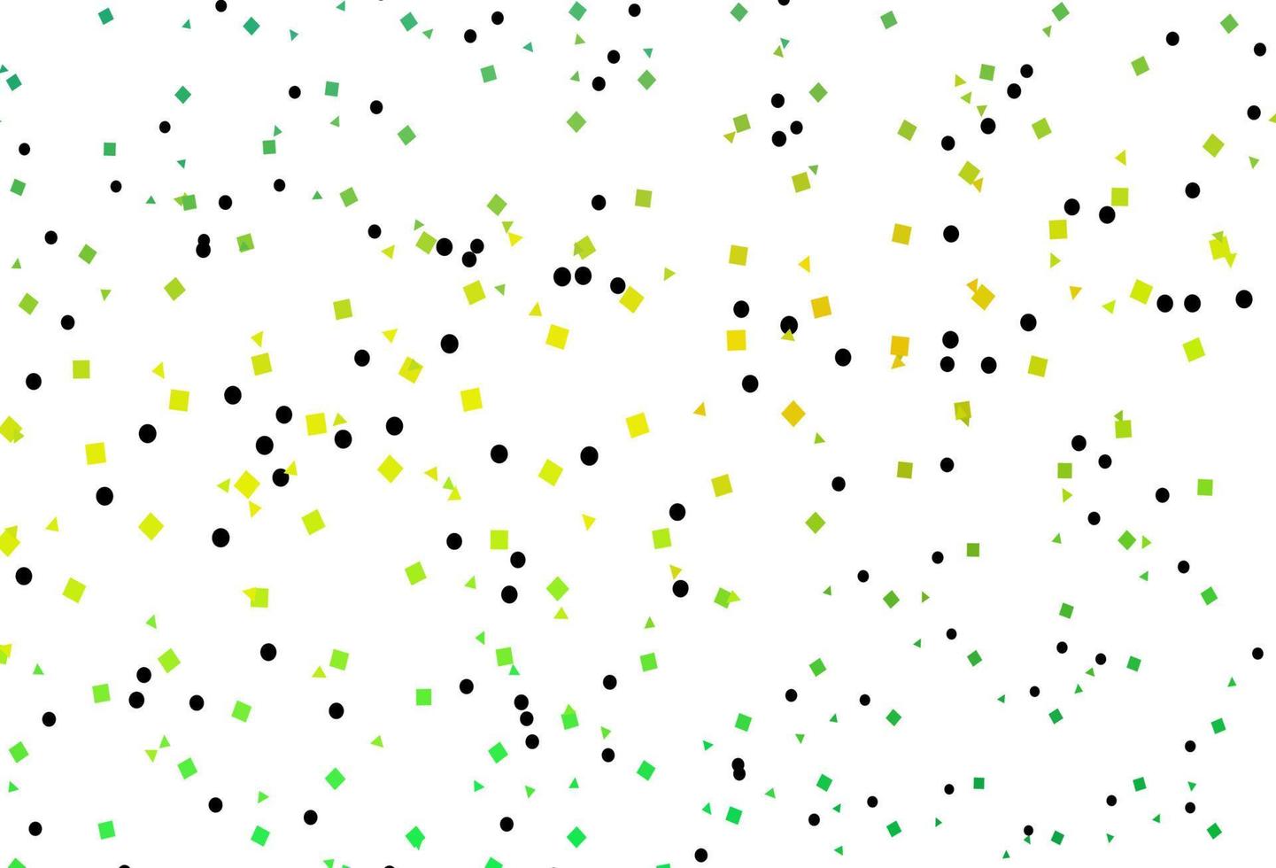 Light Green, Yellow vector layout with circles, lines, rectangles.