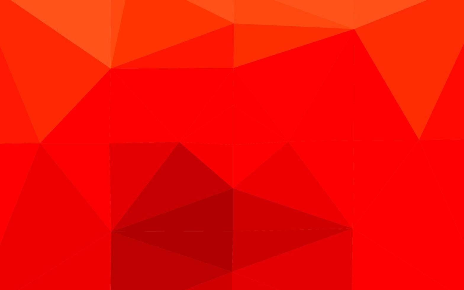 diseño abstracto del polígono del vector rojo claro.